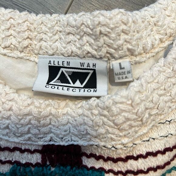 Allen Wah 90's Aztec Patterned Sweater - Picture 4 of 5